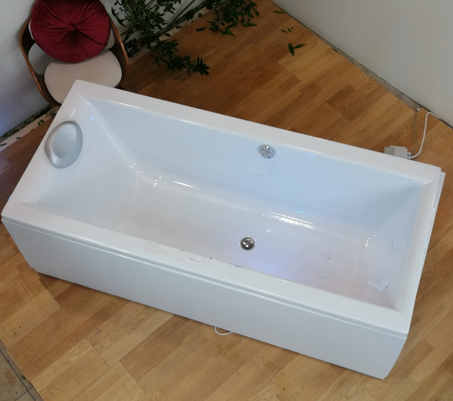 vasca da bagno albatros duo 180 x 80 e 180 x 90 rettangolare