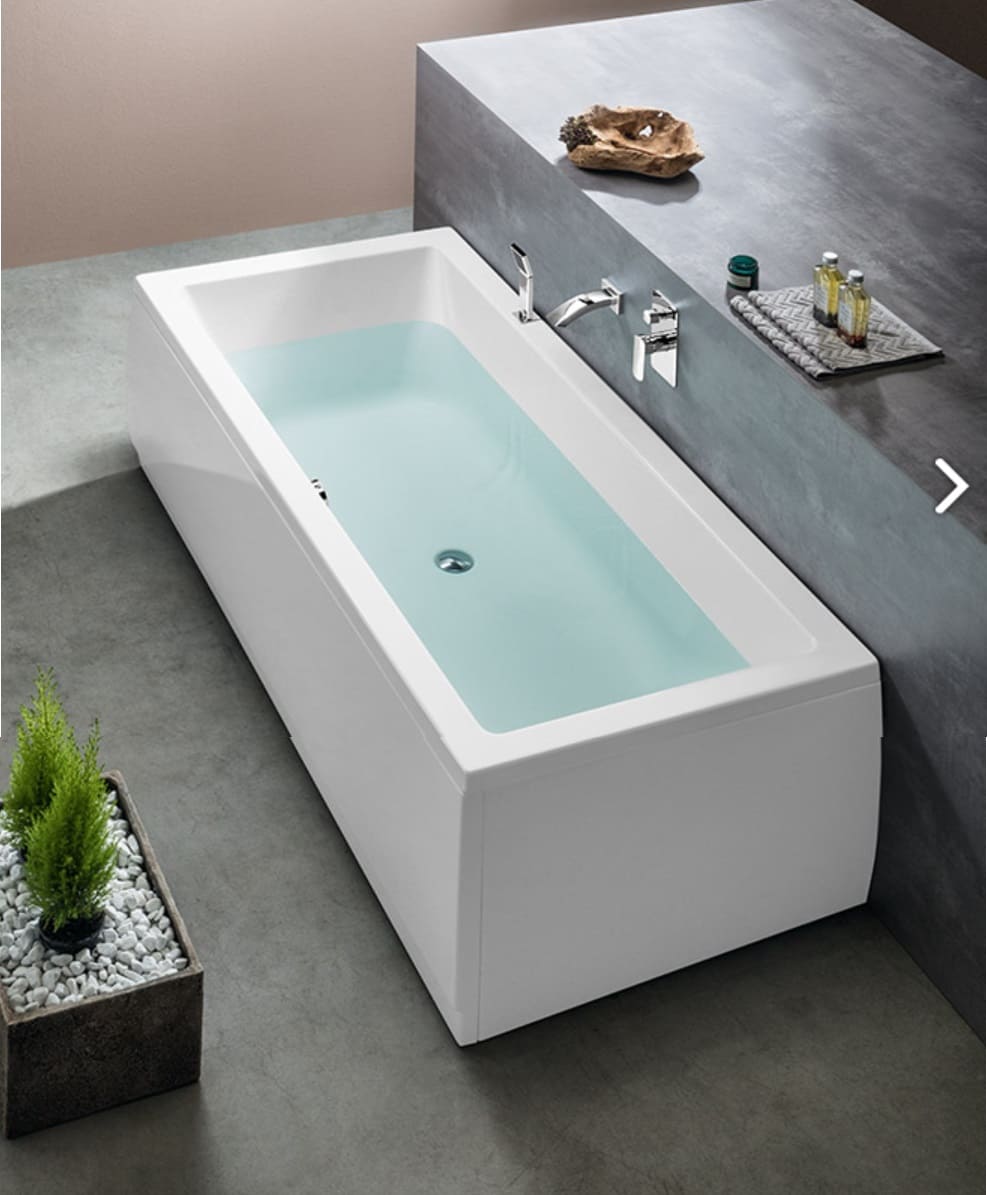 Style vasca da bagno rettangolare due posti 180 x 70