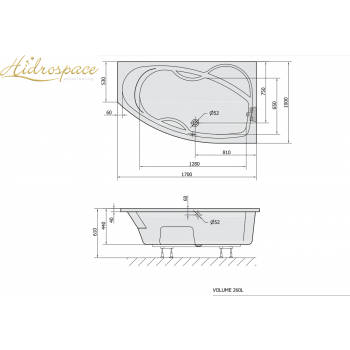  ARMONY VASCA DA BAGNO 95 x 160 - 100x170 