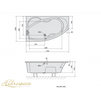  ARMONY VASCA DA BAGNO 95 x 160 - 100x170 