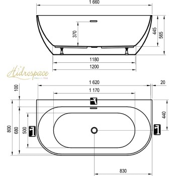 BERLINO 166 X 80 FREESTANDING IDROMASSAGGIO 