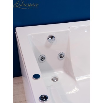 CHAISE LONGUE 120 X 180 VASCA IDROMASSAGGIO RETTANGOLARE