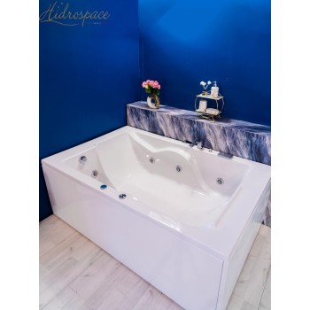 CHAISE LONGUE 120 X 180 VASCA IDROMASSAGGIO RETTANGOLARE