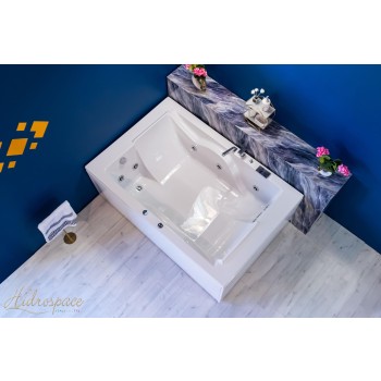CHAISE LONGUE 120 X 180 VASCA IDROMASSAGGIO RETTANGOLARE