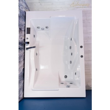 CHAISE LONGUE 120 X 180 VASCA IDROMASSAGGIO RETTANGOLARE