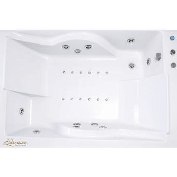 CHAISE LONGUE 120 X 180 VASCA IDROMASSAGGIO RETTANGOLARE