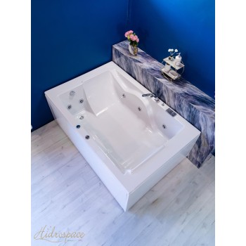 CHAISE LONGUE 120 X 180 VASCA IDROMASSAGGIO RETTANGOLARE