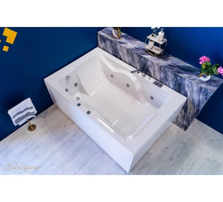 CHAISE LONGUE 120 X 180 VASCA IDROMASSAGGIO RETTANGOLARE