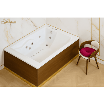CHAISE LONGUE 120 X 180 VASCA IDROMASSAGGIO RETTANGOLARE