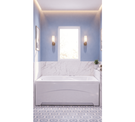 CLASSIC 105 X 70 VASCA DA BAGNO RETTANGOLARE