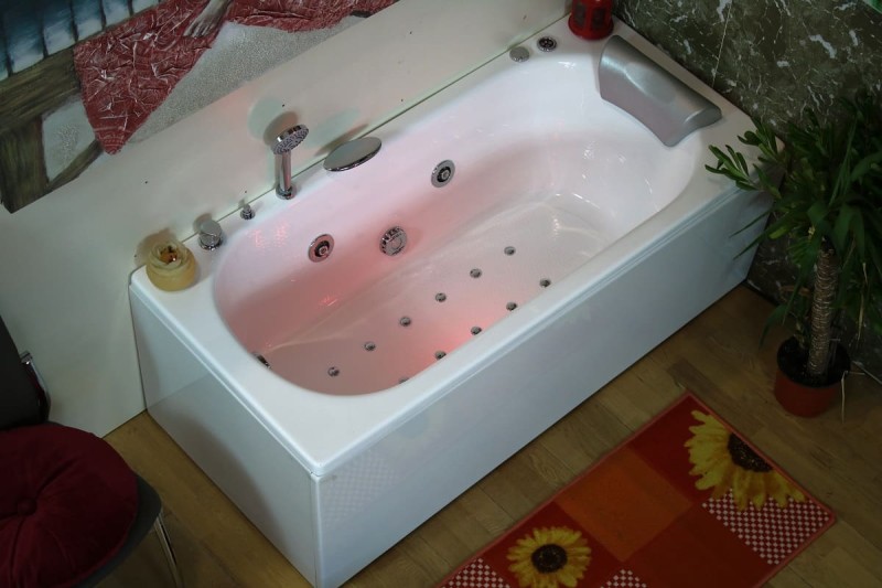 CLASSIC 150 X 70 - 170 X 70 VASCA DA BAGNO IDROMASSAGGIO RETTANGOLARE 