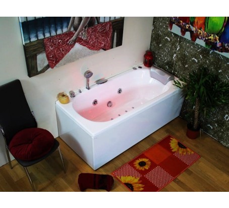 CLASSIC 150 X 70 - 160 X 70 - 170 X 70 VASCA DA BAGNO IDROMASSAGGIO RETTANGOLARE 