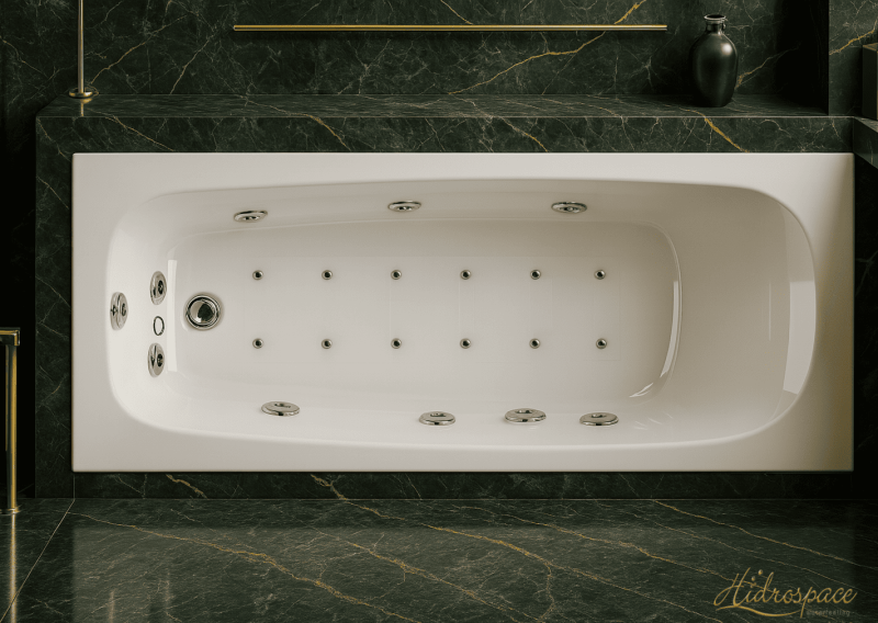CLASSIC 160 x 70 VASCA DA BAGNO IDROMASSAGGIO RETTANGOLARE  