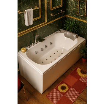 CLASSIC 160 x 70 VASCA DA BAGNO IDROMASSAGGIO RETTANGOLARE  