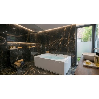 CONCHIGLIA 110 X 185 VASCA DA BAGNO IDROMASSAGGIO RETTANGOLARE
