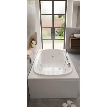 CONCHIGLIA 110 X 185 VASCA DA BAGNO IDROMASSAGGIO RETTANGOLARE