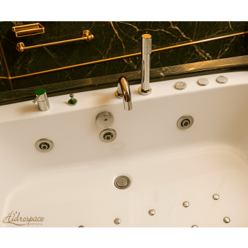 CONCHIGLIA 110 X 185 VASCA DA BAGNO IDROMASSAGGIO RETTANGOLARE