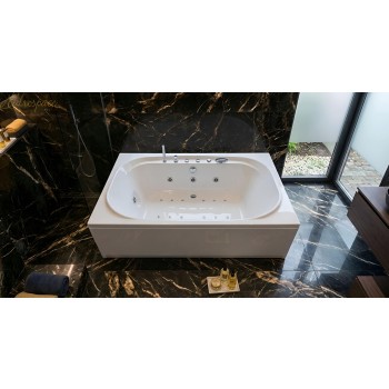 CONCHIGLIA 110 X 185 VASCA DA BAGNO IDROMASSAGGIO RETTANGOLARE