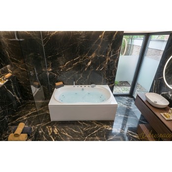 CONCHIGLIA 110 X 185 VASCA DA BAGNO IDROMASSAGGIO RETTANGOLARE