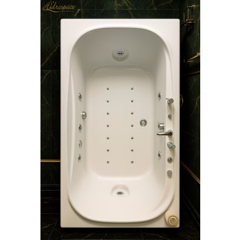 CONCHIGLIA 110 X 185 VASCA DA BAGNO IDROMASSAGGIO RETTANGOLARE