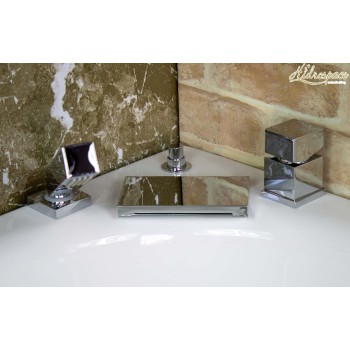 ESSENZIALE 120x120 VASCA DA BAGNO ANGOLARE