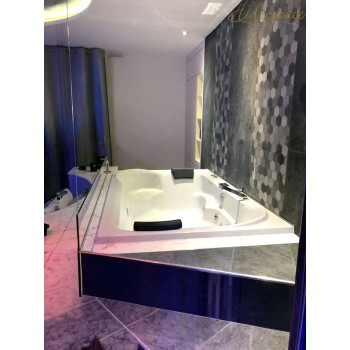FLIPPER DUO 200 X 120 VASCA DA BAGNO IDROMASSAGGIO CON SEDUTE 