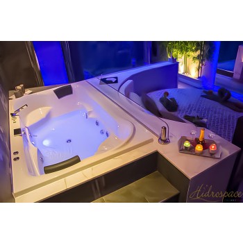 FLIPPER DUO 200 X 120 VASCA DA BAGNO IDROMASSAGGIO CON SEDUTE 