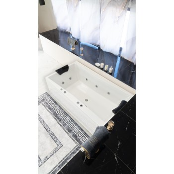 FLY DUO 180 X 100 VASCA DA BAGNO RETTANGOLARE IDROMASSAGGIO DUE POSTI