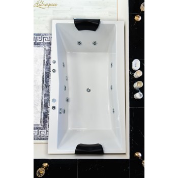 FLY DUO 180 X 100 VASCA DA BAGNO RETTANGOLARE IDROMASSAGGIO DUE POSTI