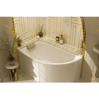 GOCCIA 140 X 75 VASCA DA BAGNO ASIMMETRICA