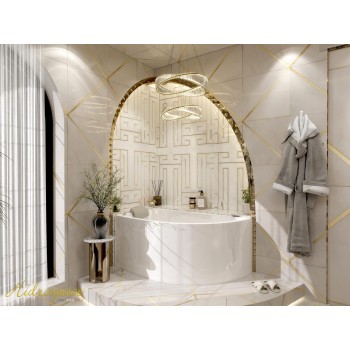 GOCCIA 140 X 75 VASCA DA BAGNO ASIMMETRICA