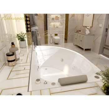 GOCCIA 140 X 75 VASCA DA BAGNO IDROMASSAGGIO SX-DX