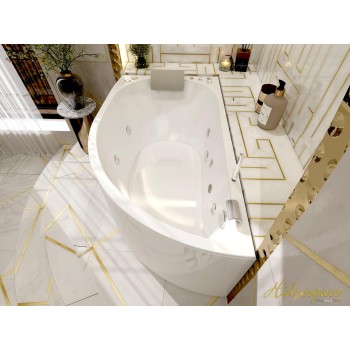 GOCCIA 140 X 75 VASCA DA BAGNO IDROMASSAGGIO SX-DX