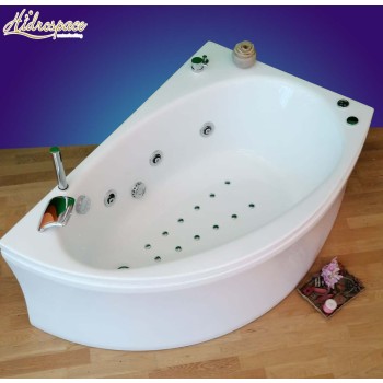 GOCCIA 140 X 75 VASCA DA BAGNO IDROMASSAGGIO SX-DX