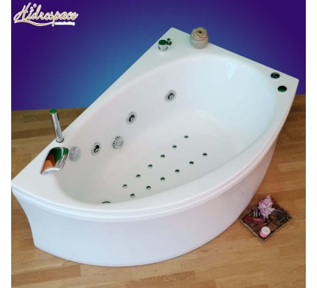 GOCCIA 140 X 75 VASCA DA BAGNO IDROMASSAGGIO SX-DX