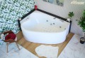 I LOVE 185 X 133 VASCA DA BAGNO IDROMASSAGGIO ANGOLARE 