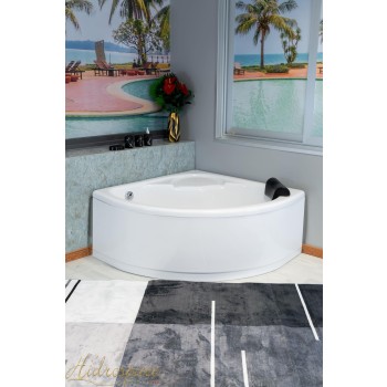 IBIS 130X130 VASCA DA BAGNO ANGOLARE CON SEDUTA 