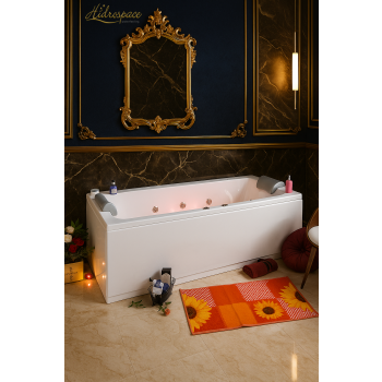 ISEO 180 X 80 VASCA IDROMASSAGGIO RETTANGOLARE DUE POSTI