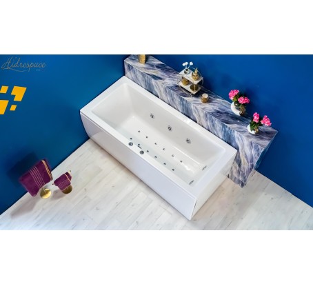 ISEO 180 X 80 VASCA IDROMASSAGGIO RETTANGOLARE DUE POSTI