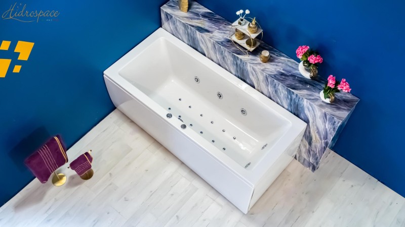 ISEO 180 X 80 VASCA IDROMASSAGGIO RETTANGOLARE DUE POSTI