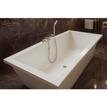 ISEO 200 x 90 VASCA BAGNO RETTANGOLARE DUE POSTI  