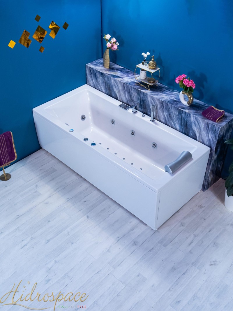 ISEO 200 x 90 VASCA IDROMASSAGGIO RETTANGOLARE DUE POSTI  