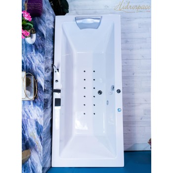 ISEO 200 x 90 VASCA IDROMASSAGGIO RETTANGOLARE DUE POSTI  
