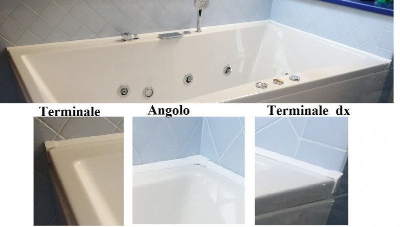 Kit profili per il bordi delle vasche da bagno