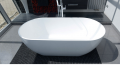 LUSSO MINIMAL 169 X 72 H 54 VACA DA BAGNO  