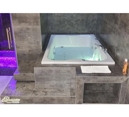 LUNA 135 x 195 MINI PISCINA VASCA IDROMASSAGGIO