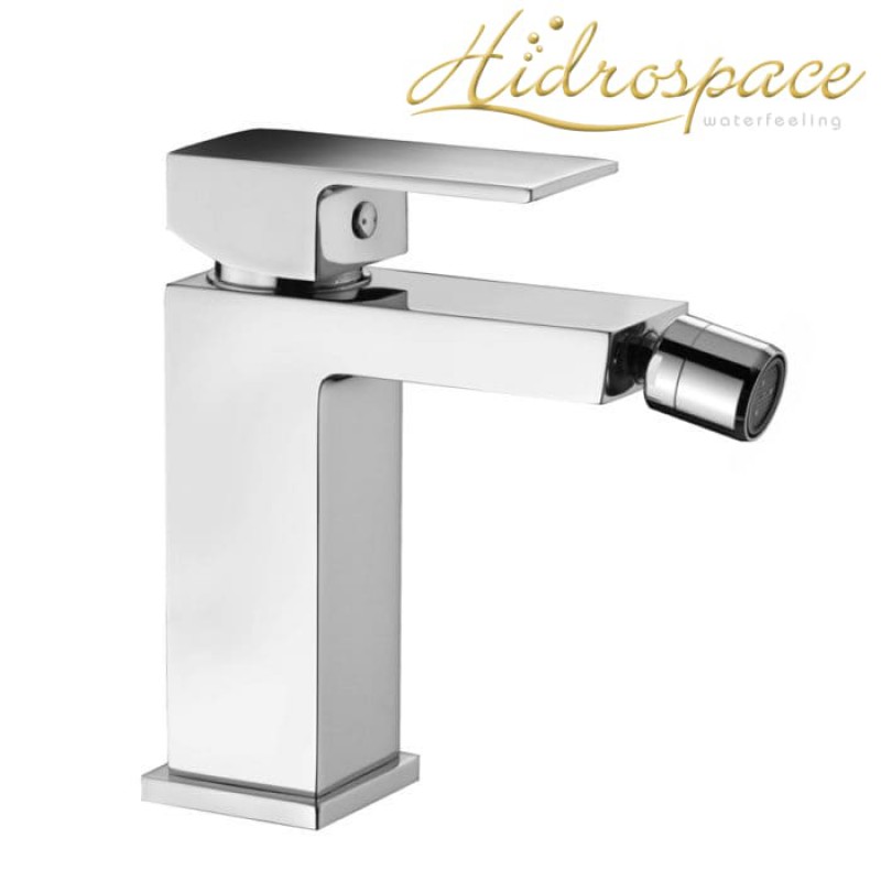 Minimal/Miscelatore bidet D.35 con scarico click-clack 1″ 14 e attacchini flessibili