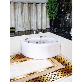 NUVOLA 140 X 90 IDROMASSAGGIO ASIMMETRICA 