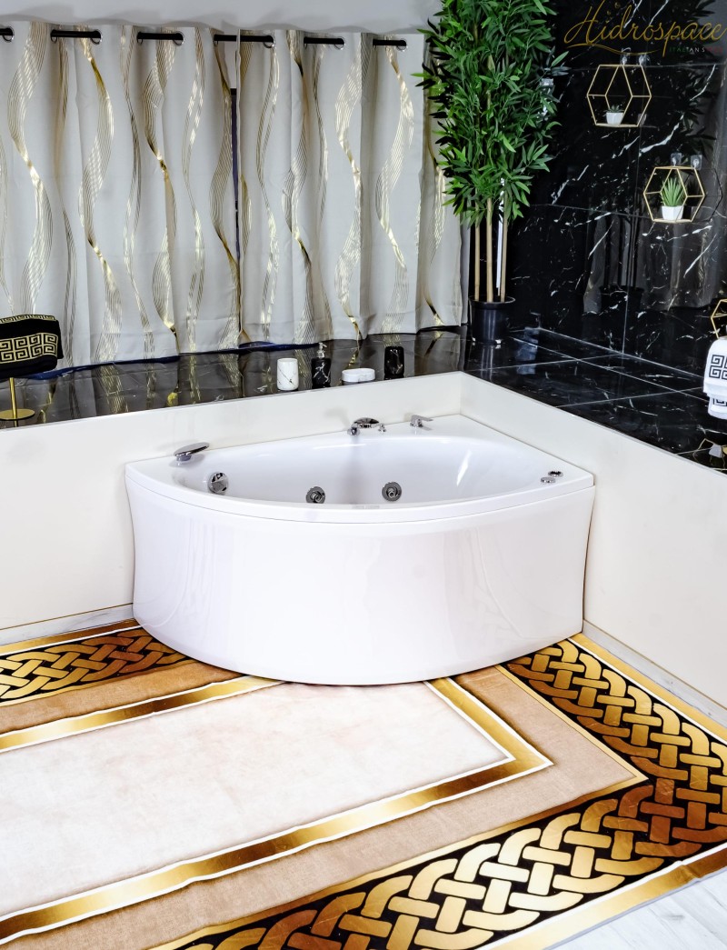 NUVOLA 140 X 90 IDROMASSAGGIO ASIMMETRICA 