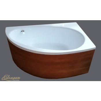 NUVOLA 140 X 90 VASCA DA BAGNO ASIMMETRICA 